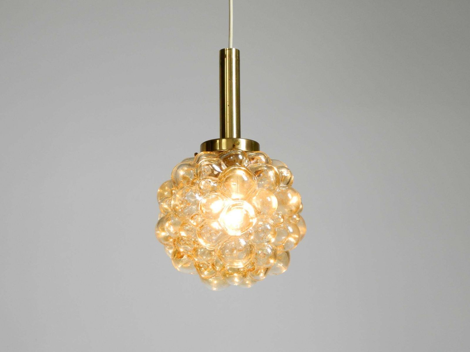 Original Glass Bubble Pendant Lamp From The 1960s  Manufactured By Limburg photo vinterior
