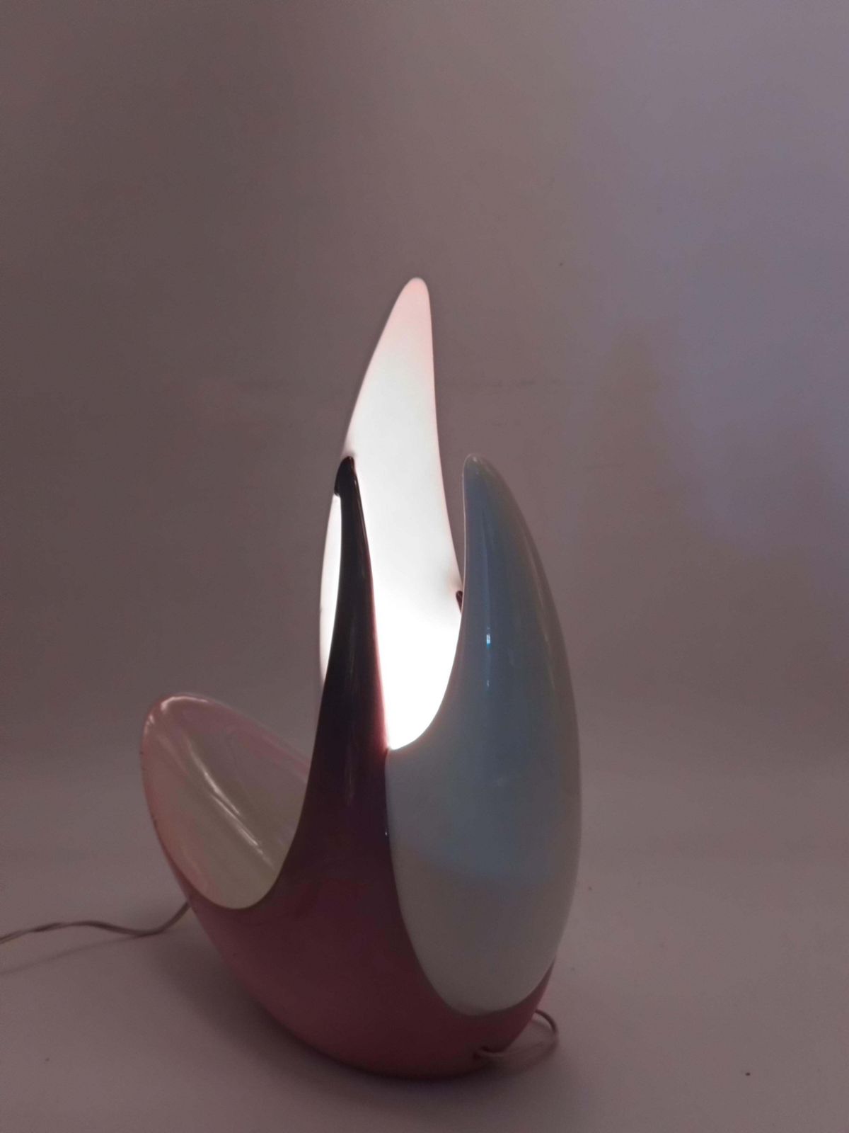 Mario Brunetti For Ariele Torino Ceramic Table Lamp N.174, Italy, 1970 photo vintage