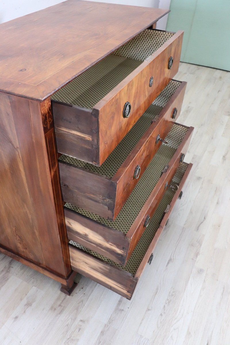 Antique Chest Of Drawers In Walnut, Late 19th Century photo furniture