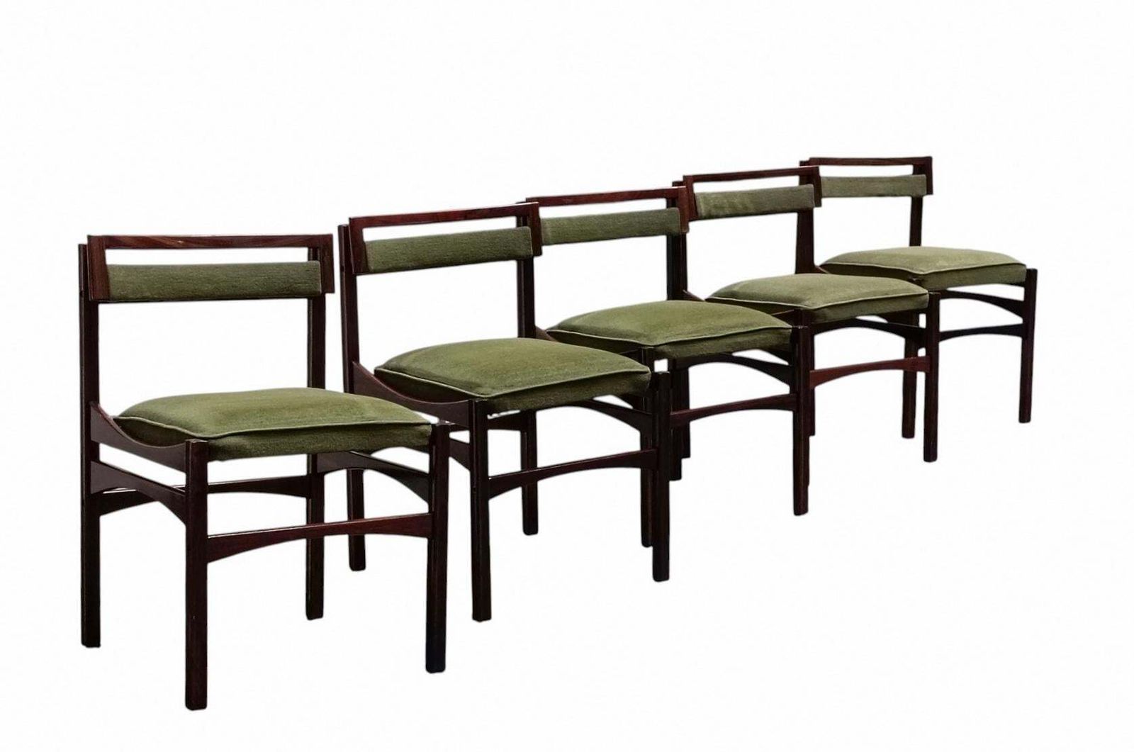 Franco Bettonica Set Di 5 Sedie Da Pranzo, Italia 1968 photo furniture