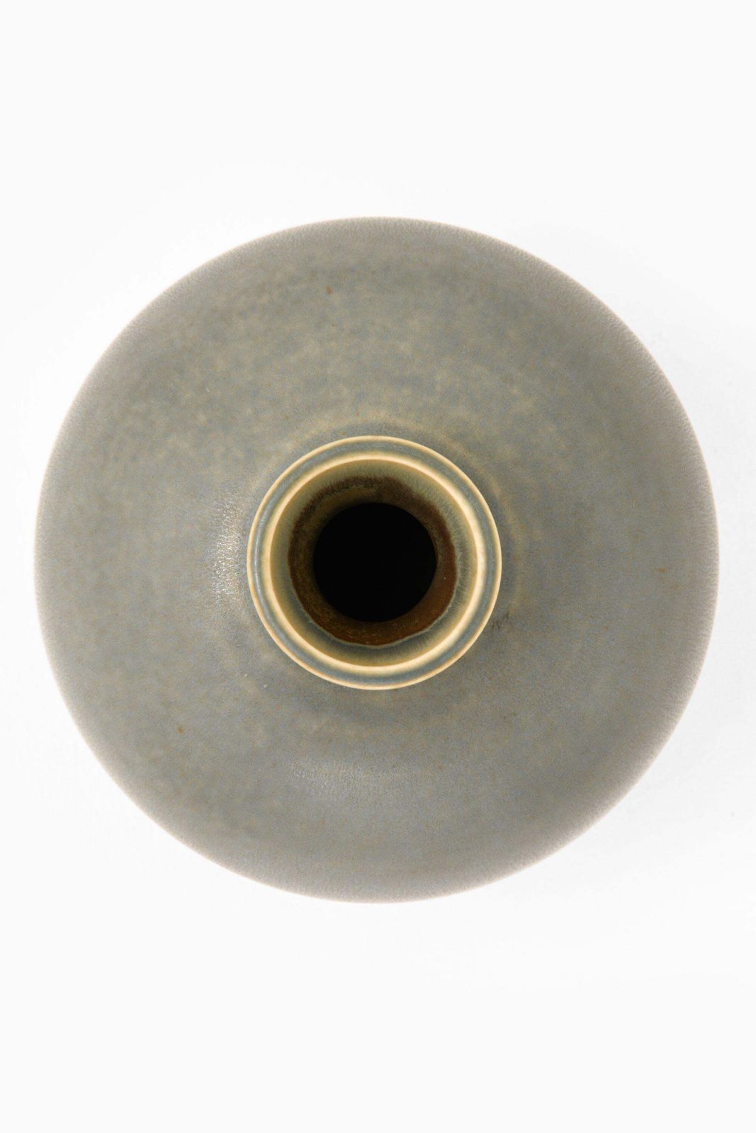 Ceramic Vase In Hare Fur Glaze By Berndt Friberg photo Home Decor