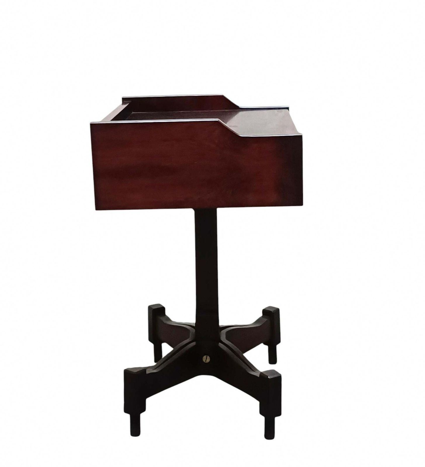 Claudio Salocchi Per Sormani Tavolino O Comodino In Legno, Italia 1960s photo furniture