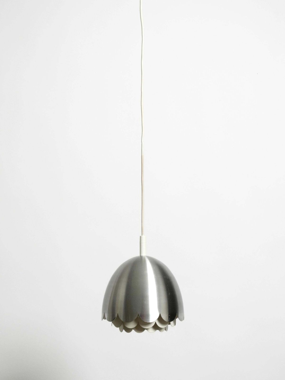 Small  1960s Space Age Pendant Lamp By Doria Made Of Aluminum And Metal photo Lighting
