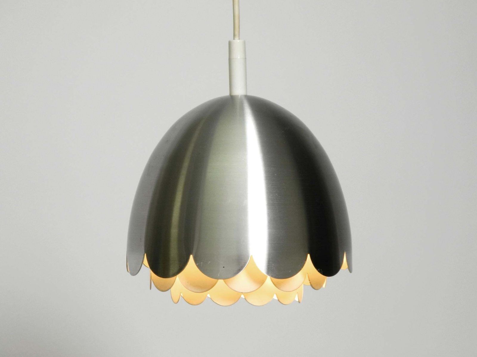 photo vinterior Small  1960s Space Age Pendant Lamp By Doria Made Of Aluminum And Metal