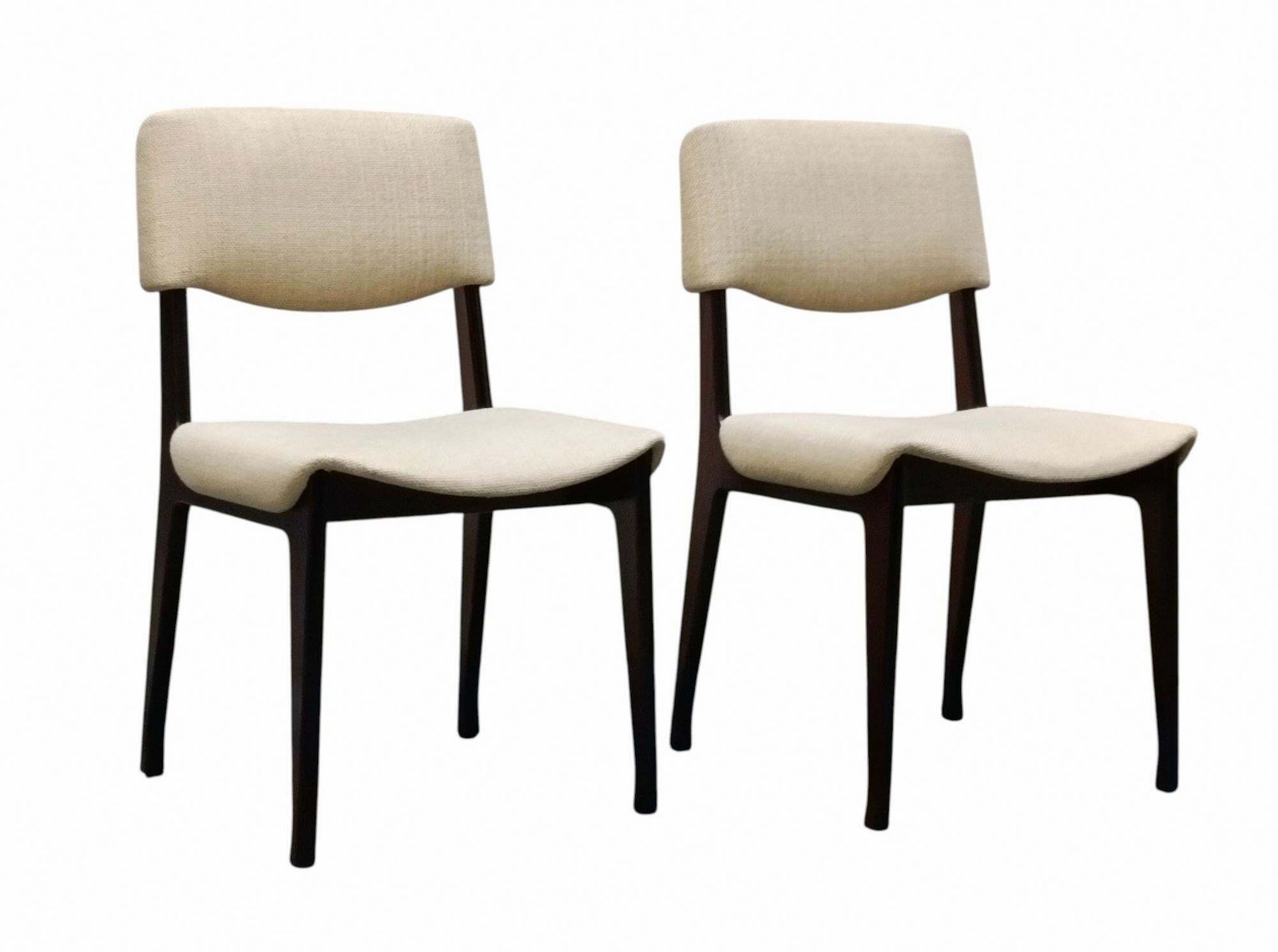 Ico Parisi Per Mim Roma Coppia Di Sedie Da Pranzo, Italia 1960s photo furniture