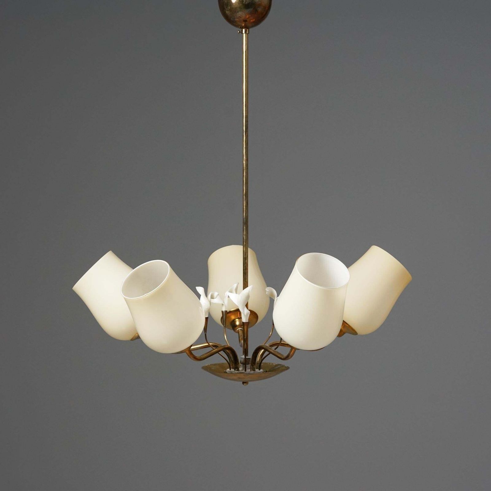 Scandinavian Modern Chandelier, Korumo Oy, Finland, 1950s photo furniture