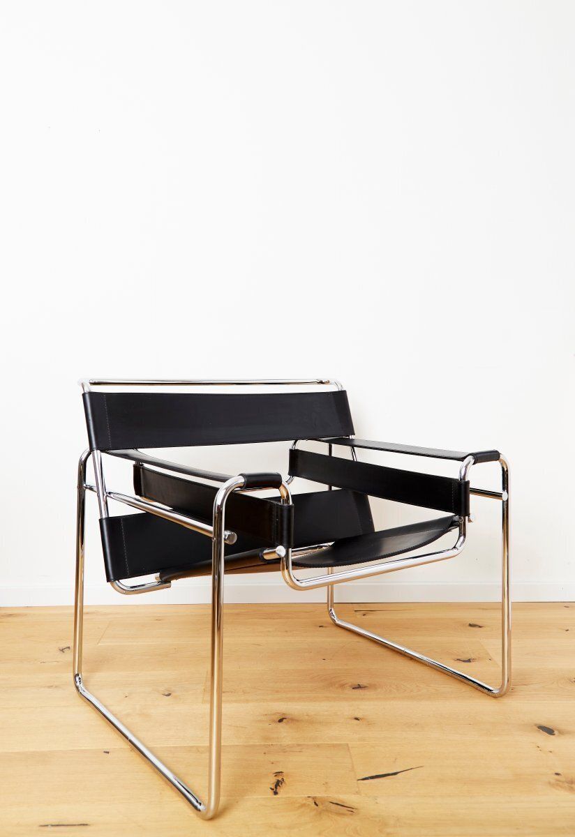 Wassily Chair By Marcel Breuer For Knoll International, 1980s photo vintage
