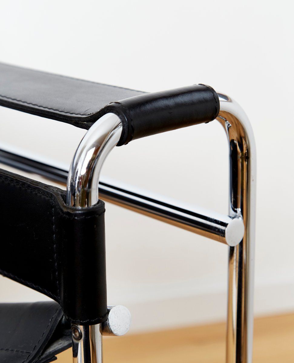 photo vintage Wassily Chair By Marcel Breuer For Knoll International, 1980s