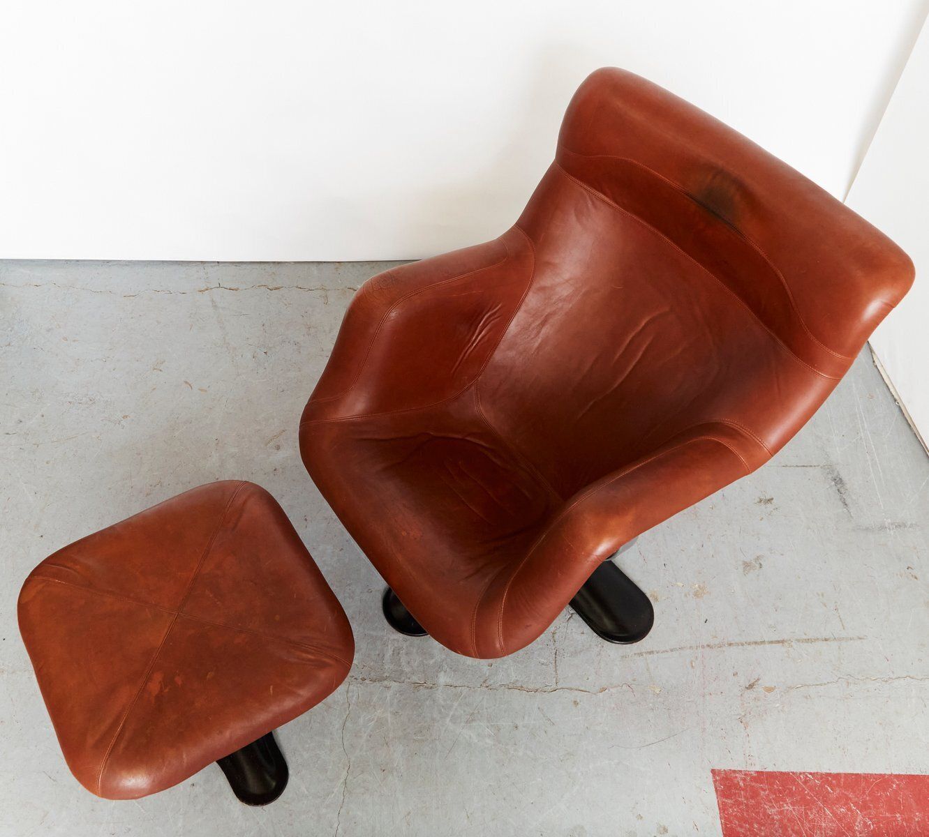 Set Of Carousel Chair & Ottoman By Yrjö Kukkapuro For Haimi, 1965 photo Furniture