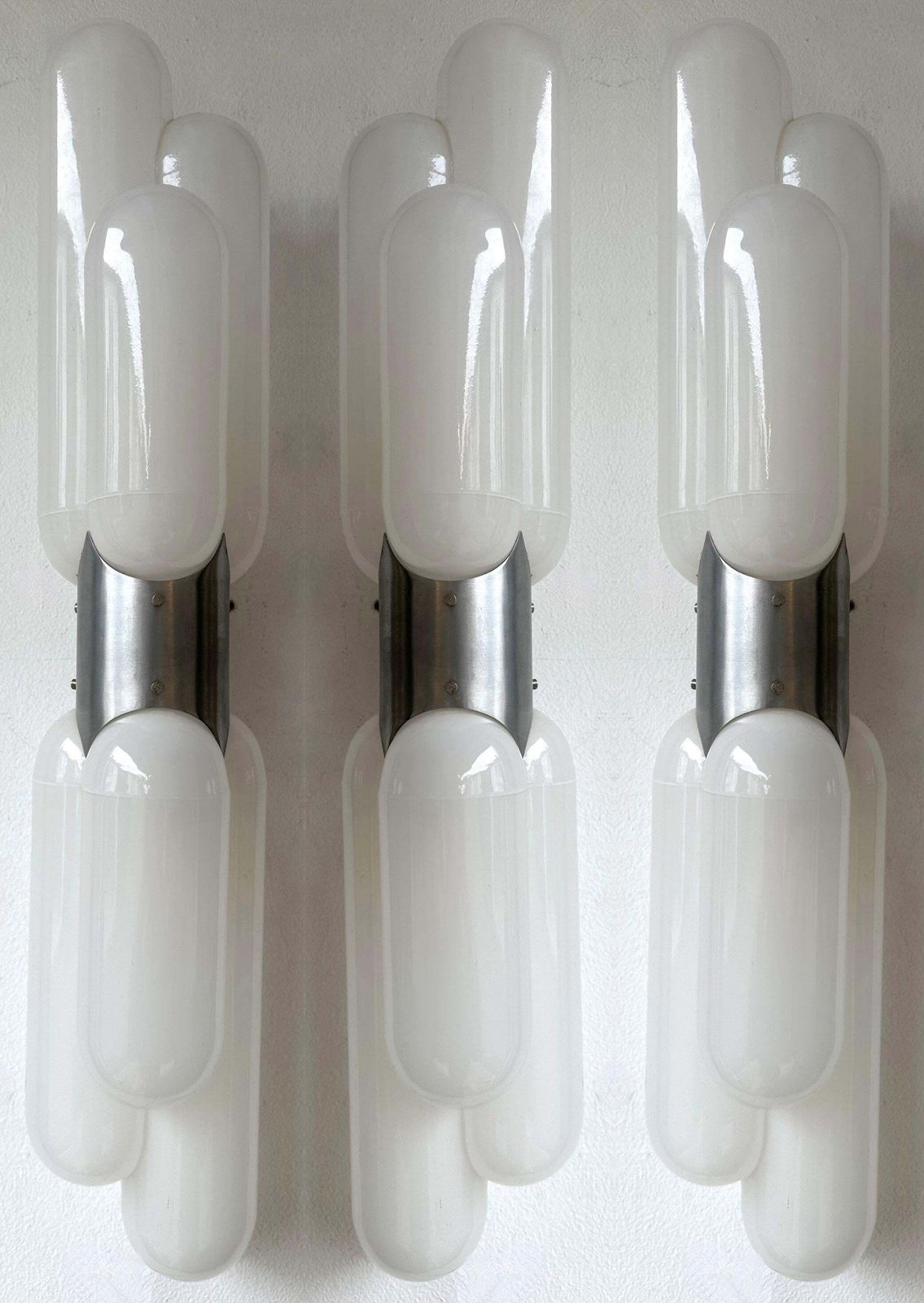 photo for sale Torpedo Murano Glass Sconce By Carlo Nason For Mazzega, Italy, 1970s