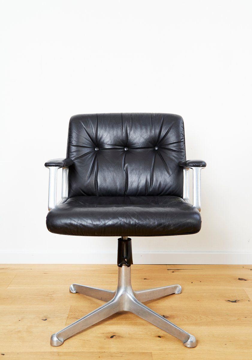 P125 Swivel Chair By Oswaldo Borsani For Tecno, 1960s photo furniture