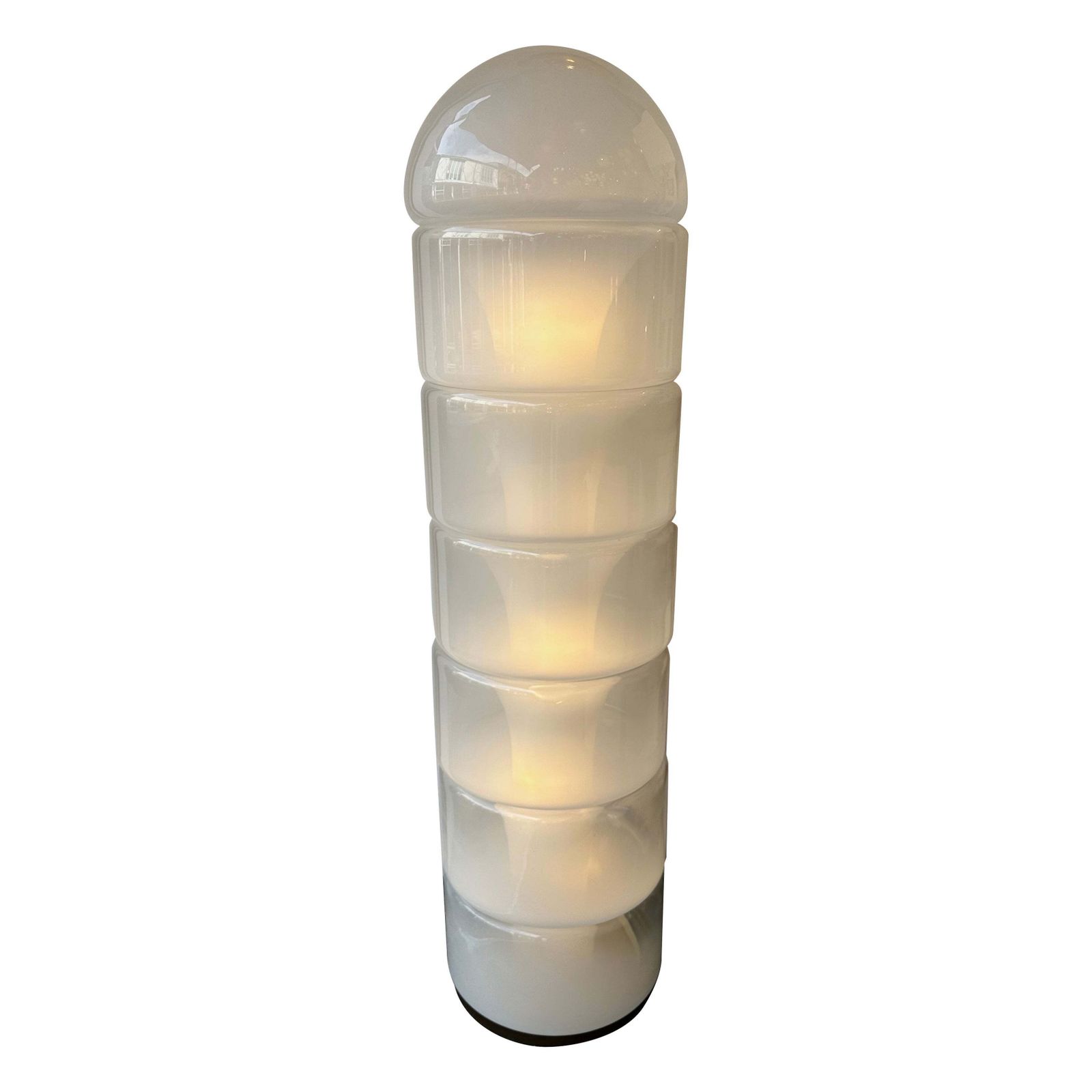 Floor Lamp  Lt316 Murano Glass By Carlo Nason For Mazzega, Italy, 1970s