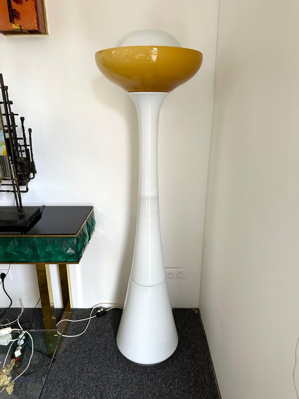 8674.0 Floor Lamp Murano Glass By Carlo Nason For Selenova,  Italy, 1970s photo