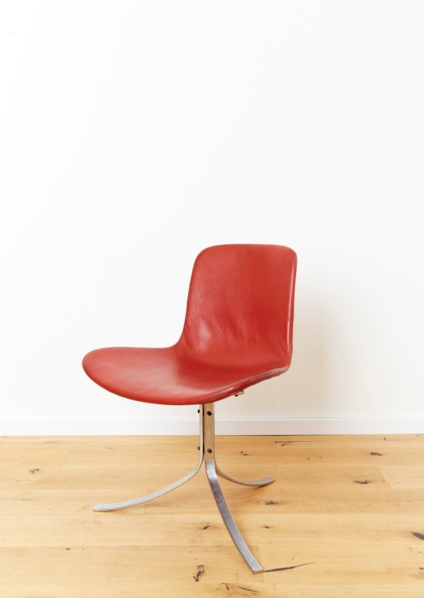 Pk9 Chair By Poul Kjærholm For Fritz Hansen, 1980s photo furniture