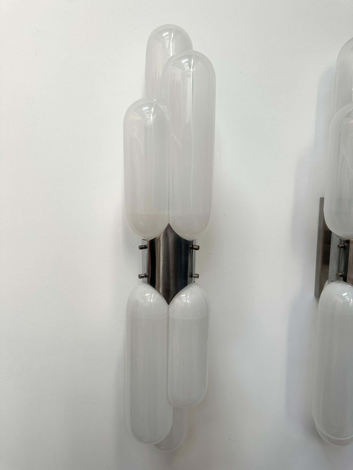 photo vinterior Torpedo Murano Glass Sconce By Carlo Nason For Mazzega, Italy, 1970s