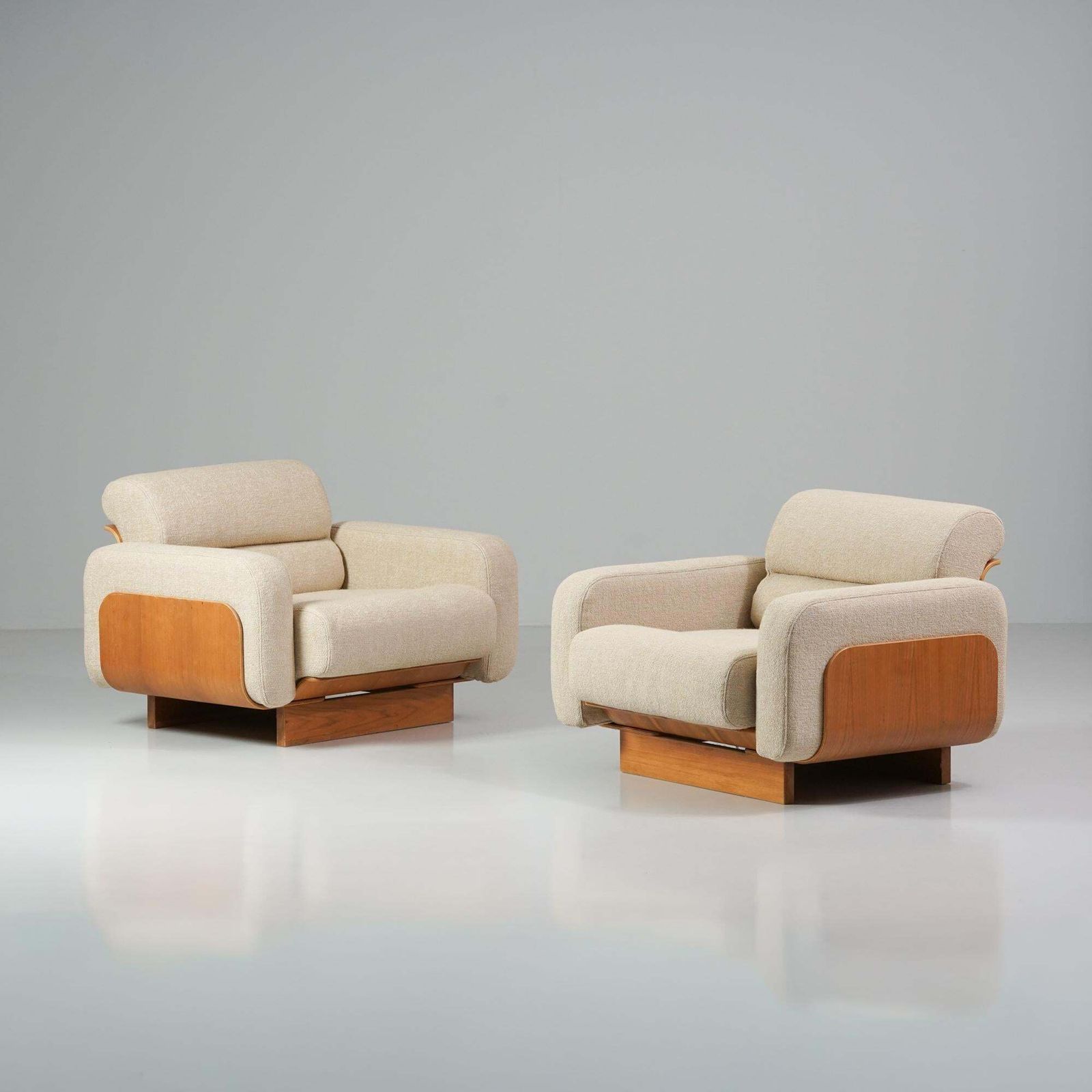 Rare Model "Bel Lami" Armchairs, Totti Laakso, Asko, 1970s photo furniture