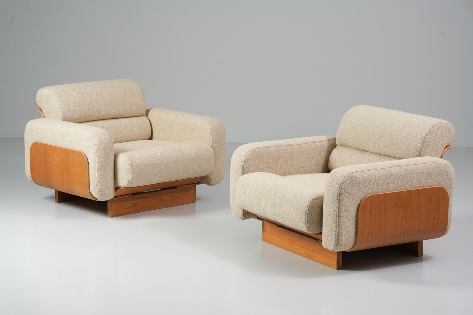 Rare Model "Bel Lami" Armchairs, Totti Laakso, Asko, 1970s photo for sale
