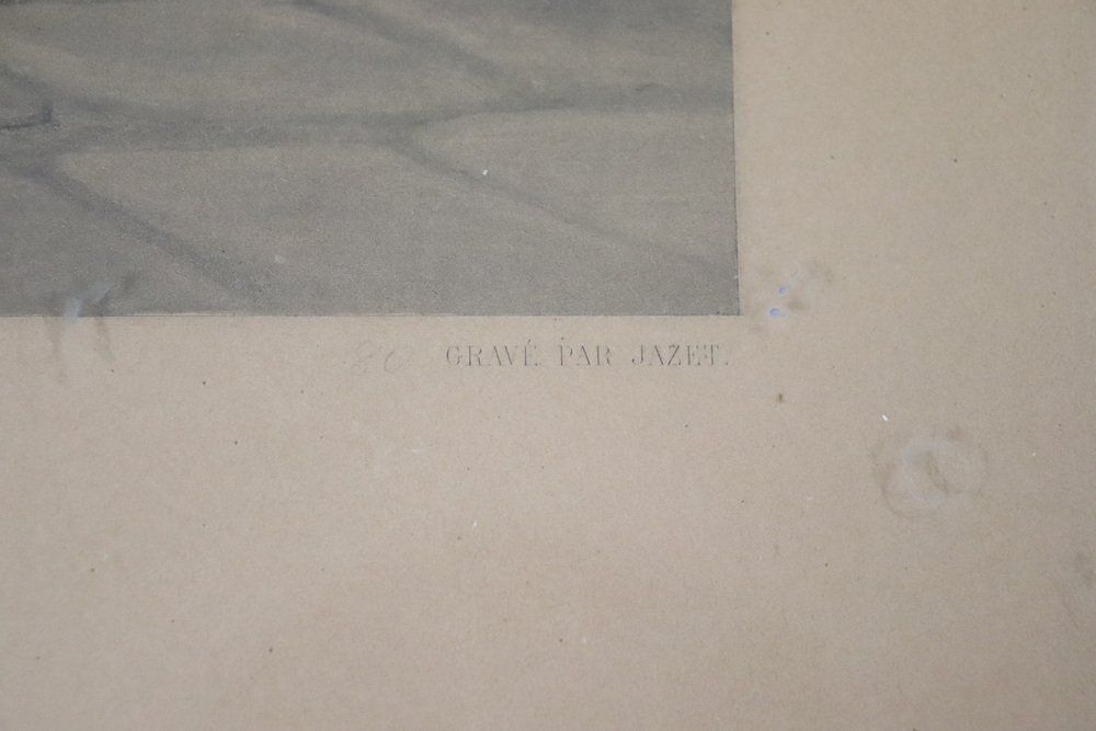 Jean Pierre Marie Jazet, Large Engravings, 19th Century, Framed, Set Of 2 photo buy