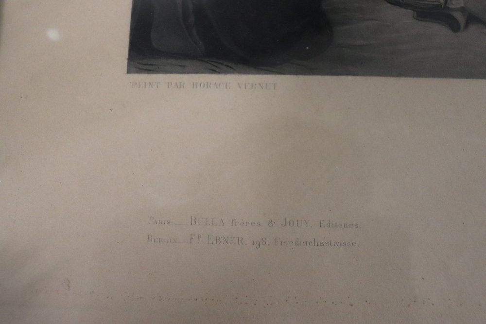 photo furniture Jean Pierre Marie Jazet, Large Engravings, 19th Century, Framed, Set Of 2