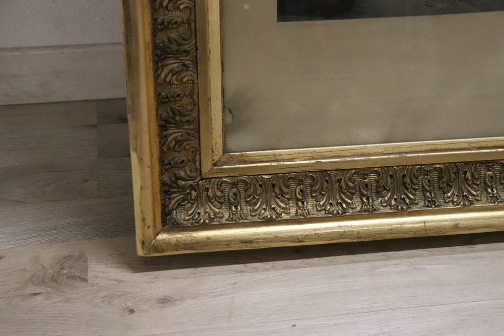 3309.0 Jean Pierre Marie Jazet, Large Engravings, 19th Century, Framed, Set Of 2 photo