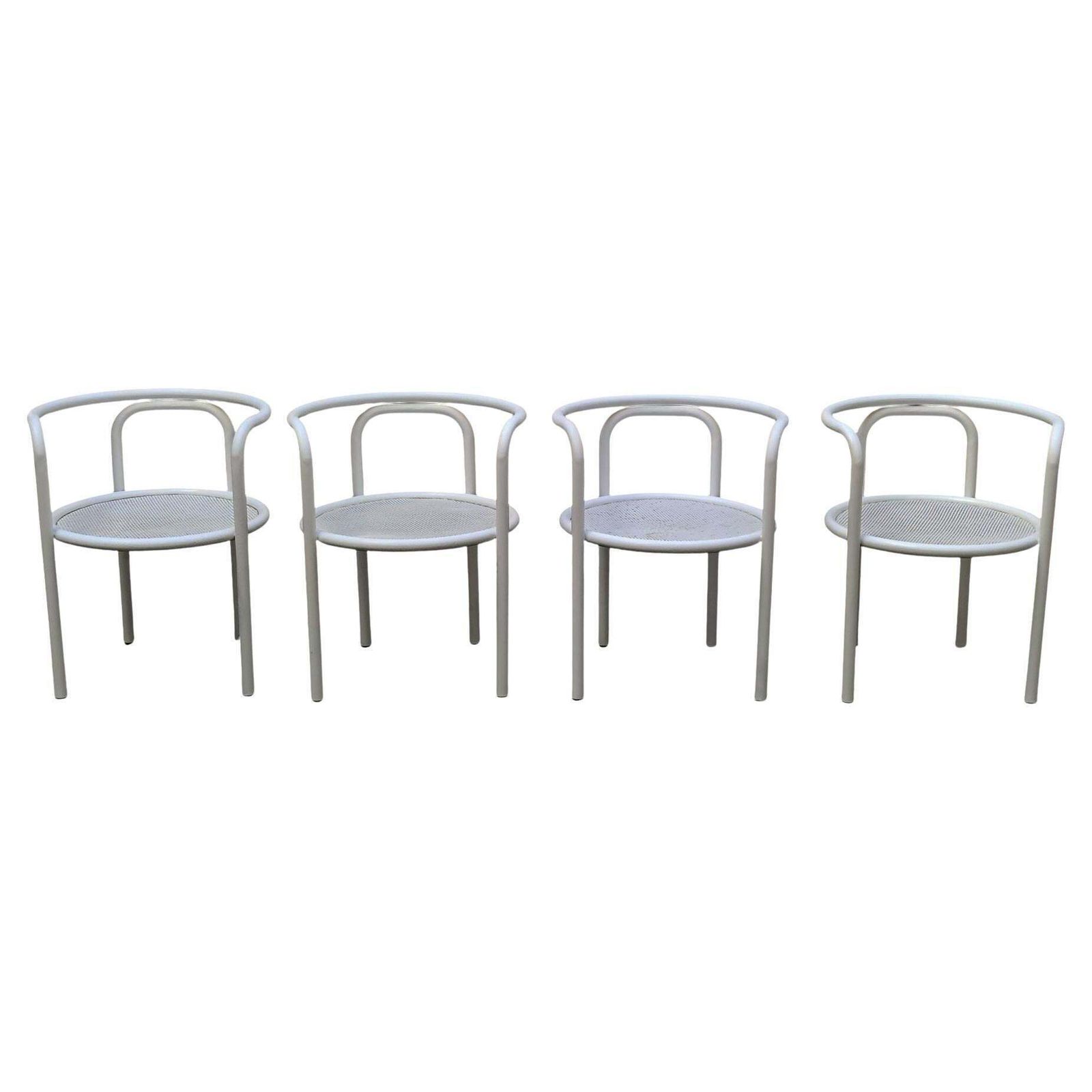 Gae Aulenti For Poltronova Set Of 4 Chairs "Locus Solus," Italy 1964