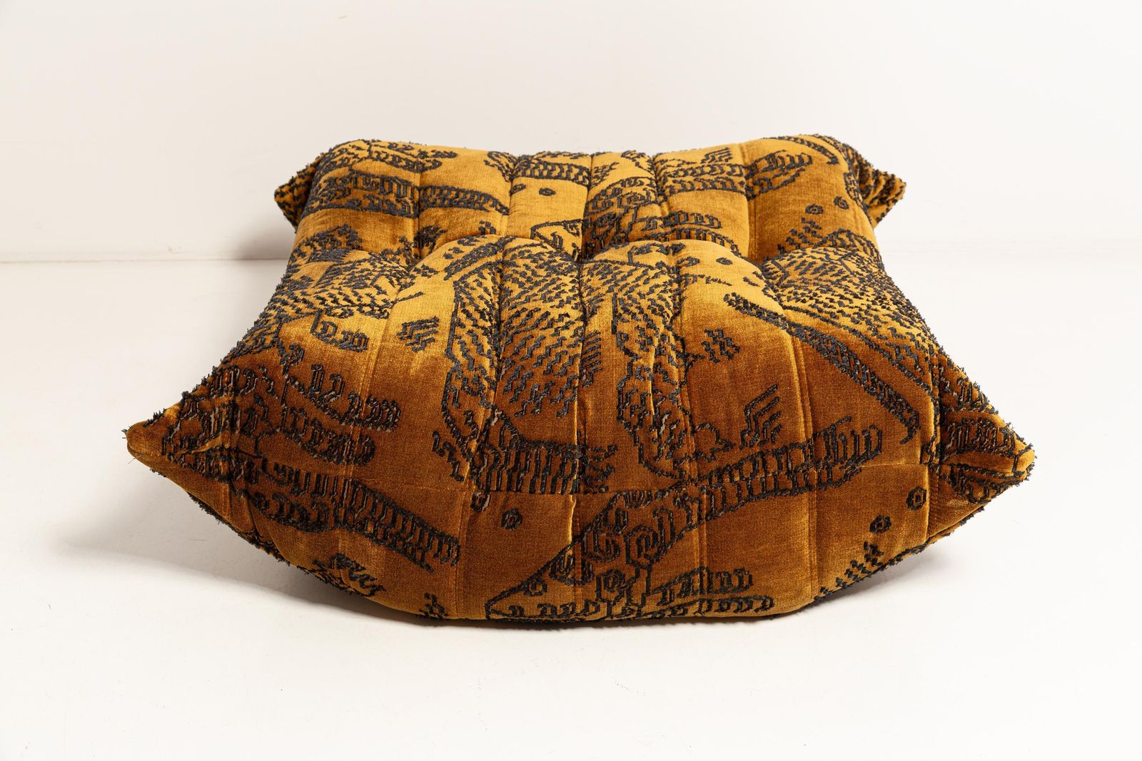 Michel Ducaroy For Ligne Roset Togo Footstool Ottoman In Tiger Mountain By Dedar photo 3094.0