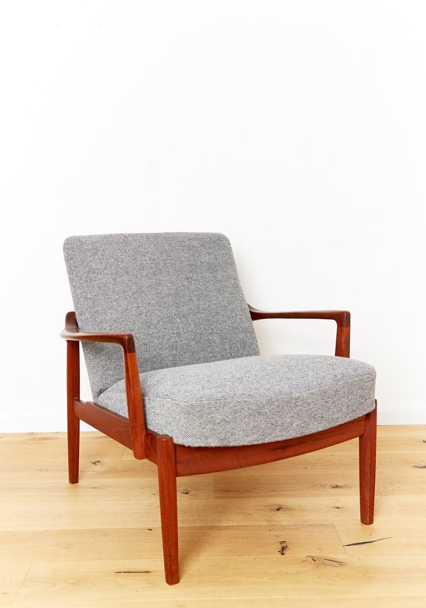 Easy Chair Fd125 By Tove & Edvard Kindt Larsen For France & Son, 1960s