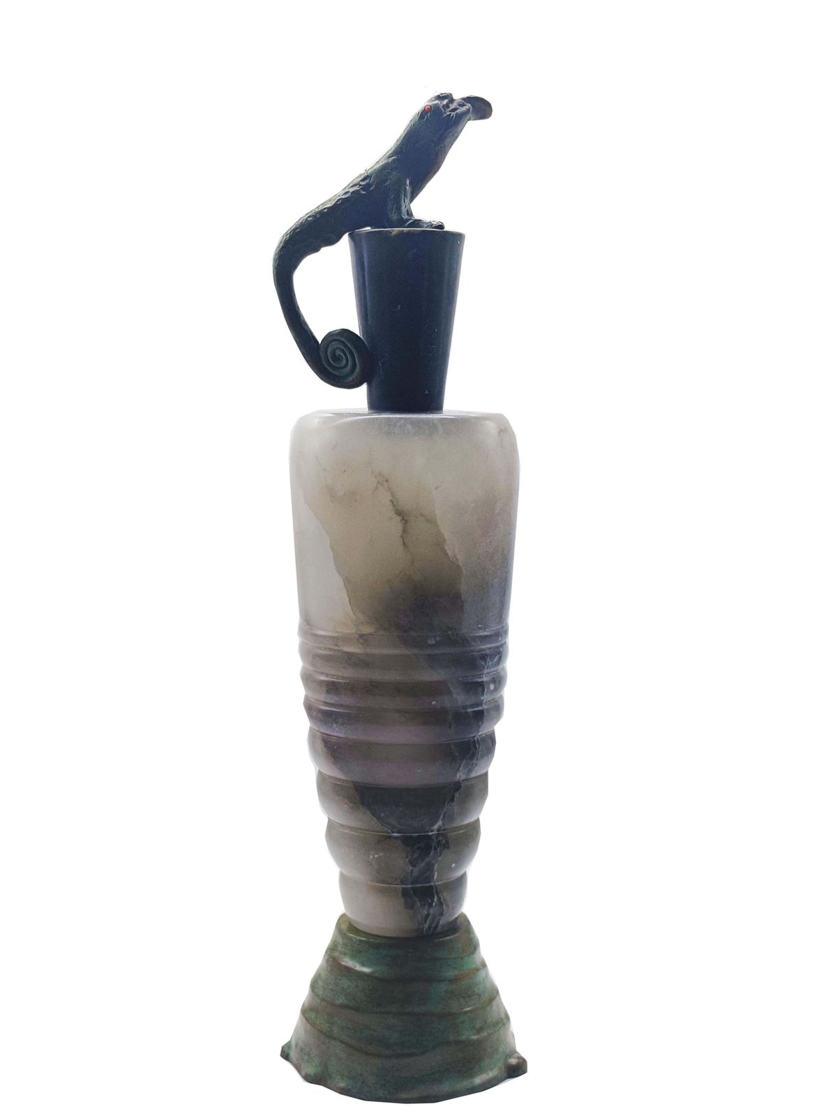 Hannibal Oste Alabaster Vase, Italy 2009 photo furniture