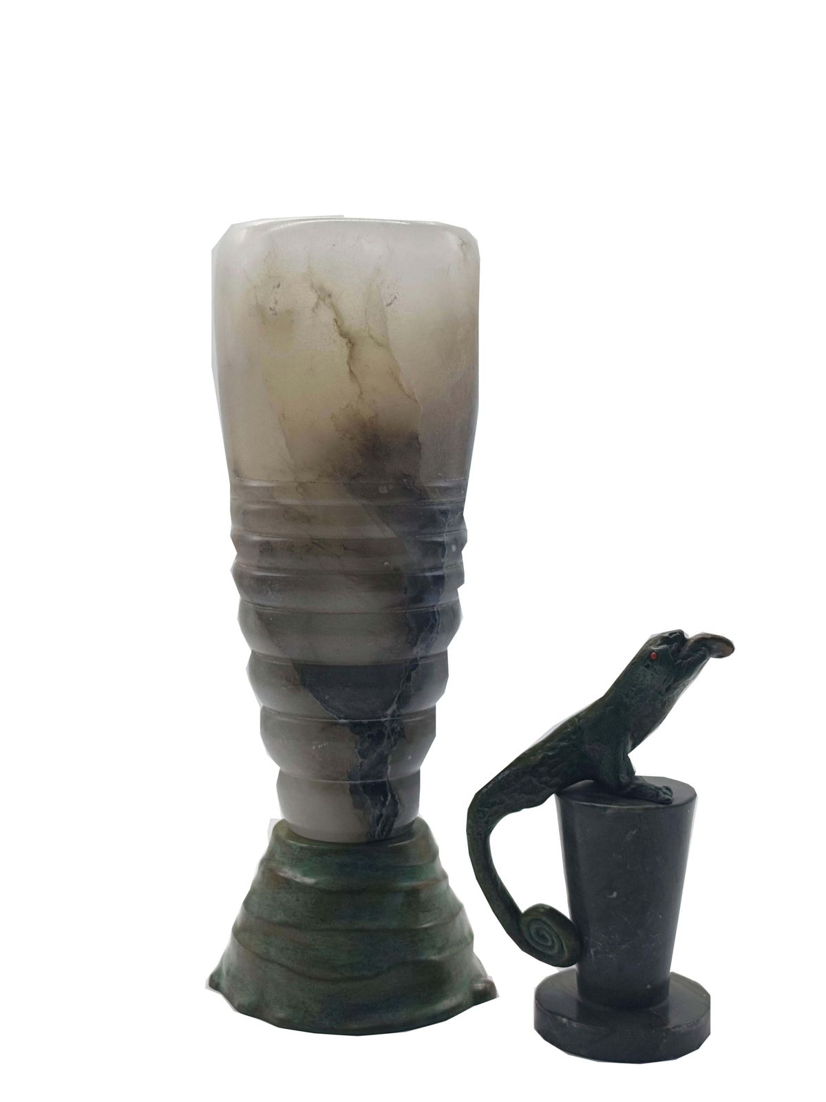 Hannibal Oste Alabaster Vase, Italy 2009 photo for sale