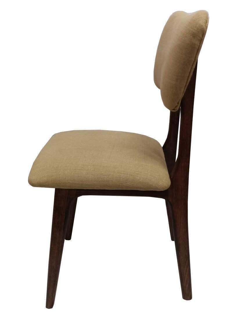 Ten Mid Century Butterfly Chairs, Camel Craft Linen By Pierre Frey, Europe, 1960 photo 7955.0