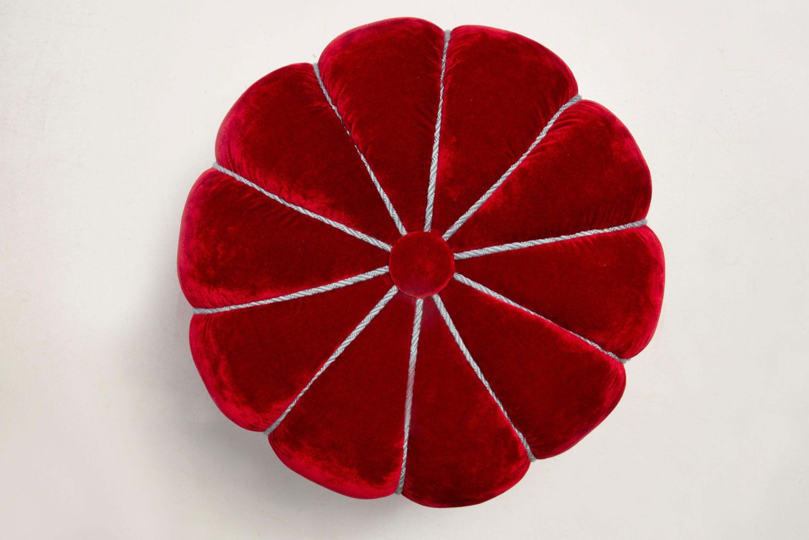 Art Deco Stool By Jindrich Halabala In Red Dedar Velvet photo 1237.0