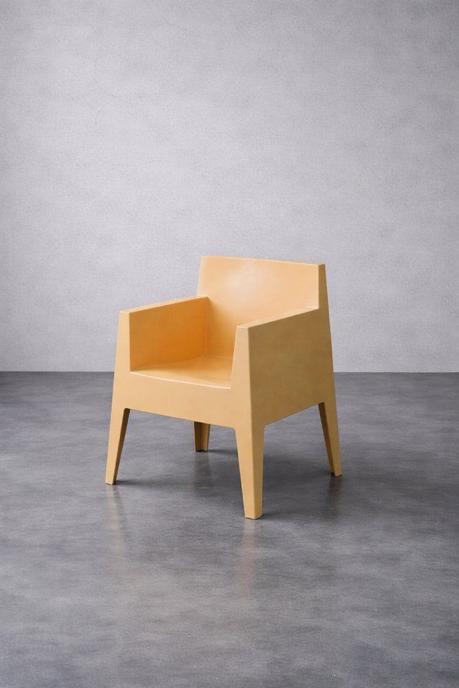photo furniture Mid Century Modern Italian Atlantide Toy Plastic Chairs By Philippe Starck For Driade, 1990s, Set Of 4