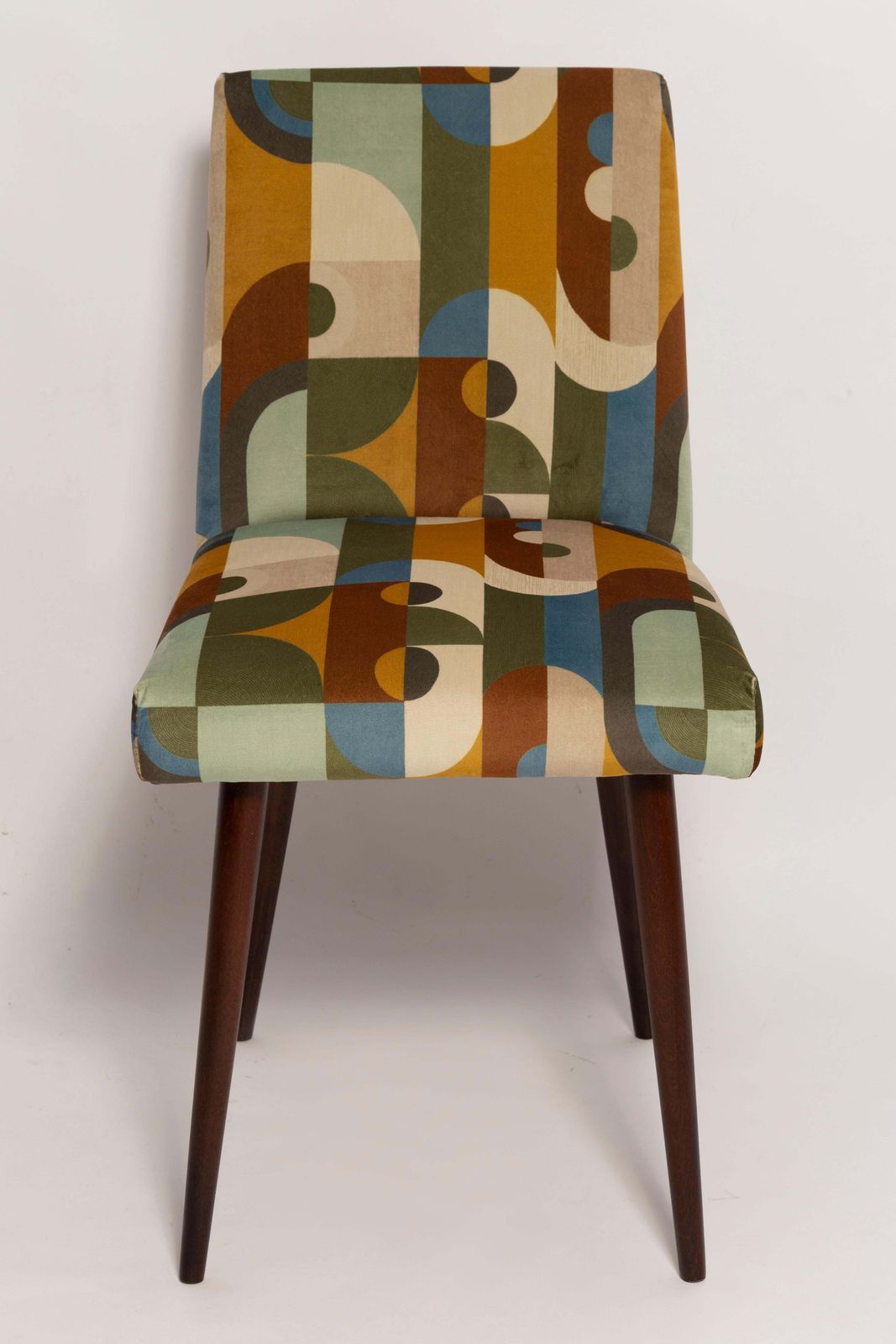 Set Van Tien Mid Century Stoelen In Reciproque Fluweel Van Casamance, Jaren 1960. photo buy