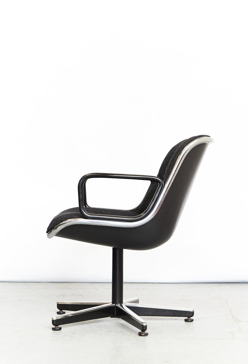 photo vinterior Executive Swivel Chair By Charles Pollock For Knoll International, 1960s