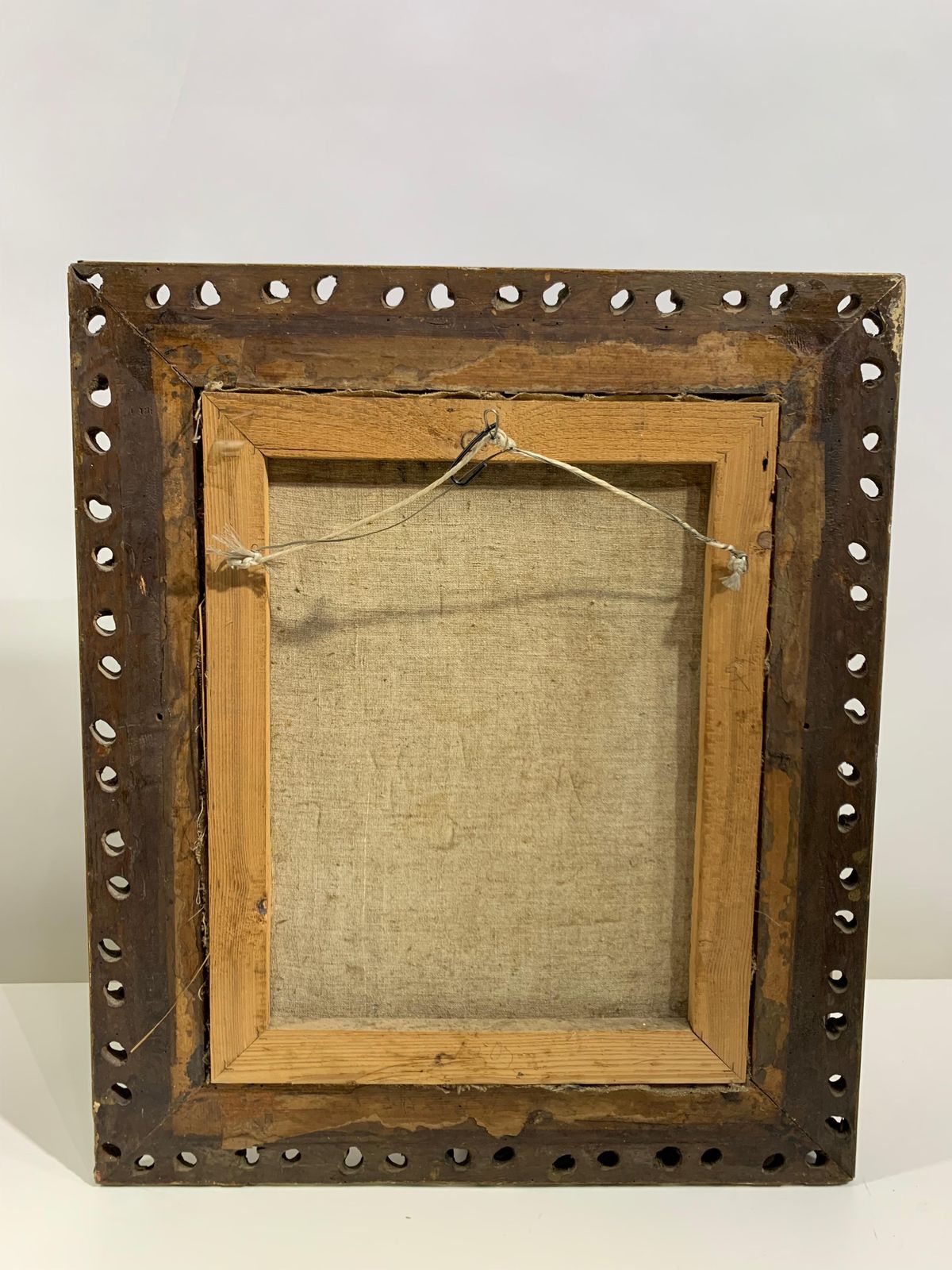 photo furniture Mid 19th Century Signed Oil On Canvas Portrait Of Bourgeois Woman