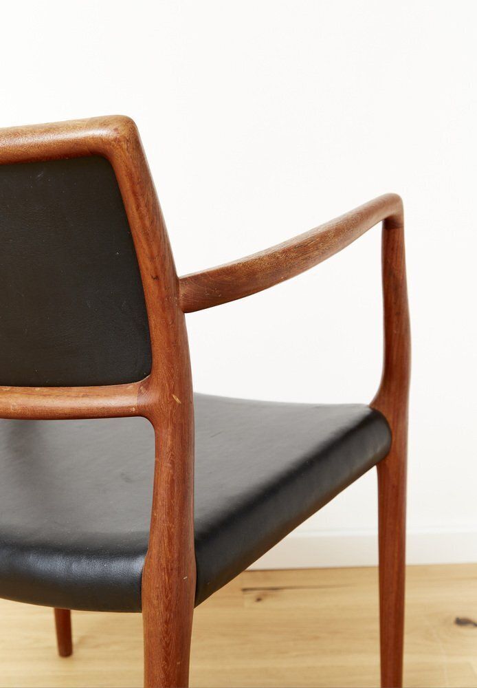 Model 65 Chair In Teak By Niels Otto Møller For J.L. Møllers, 1960s photo buy