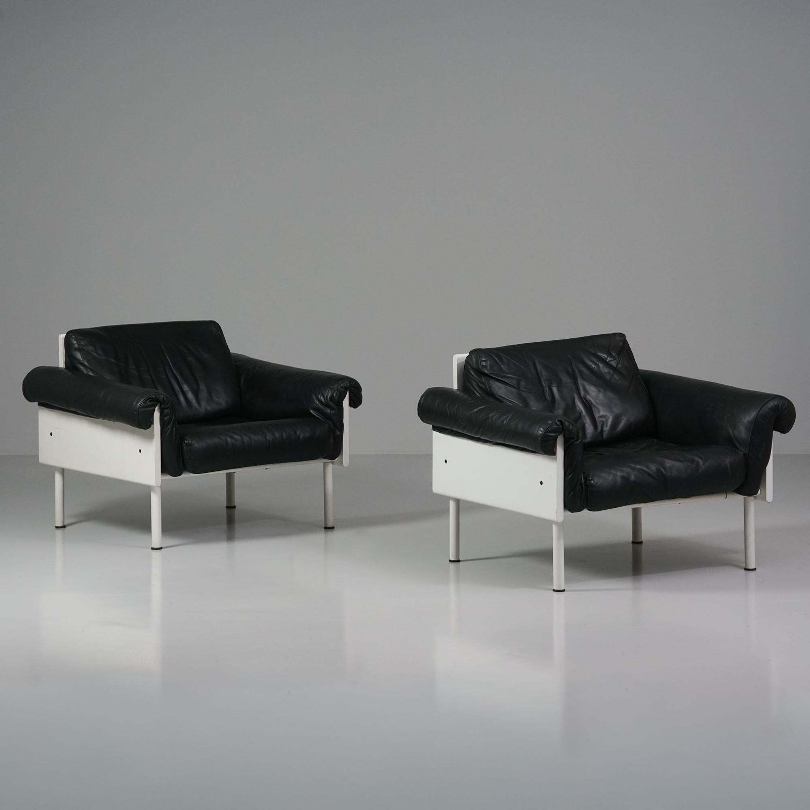 Pair Of Model Ateljee Armchairs, Yrjö Kukkapuro, Haimi Oy, 1960s photo furniture