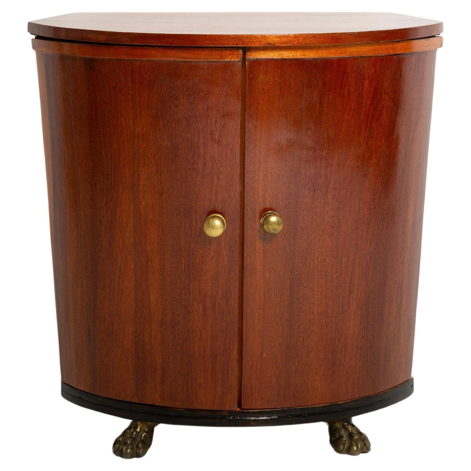 Mid Century Modern Vintage Tv Side Table, Cabinet, Beechwood, Poland, 1960s