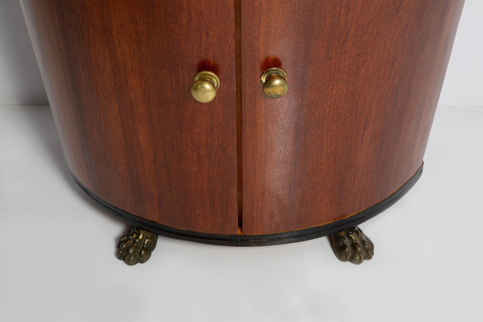 photo vintage Mid Century Modern Vintage Tv Side Table, Cabinet, Beechwood, Poland, 1960s