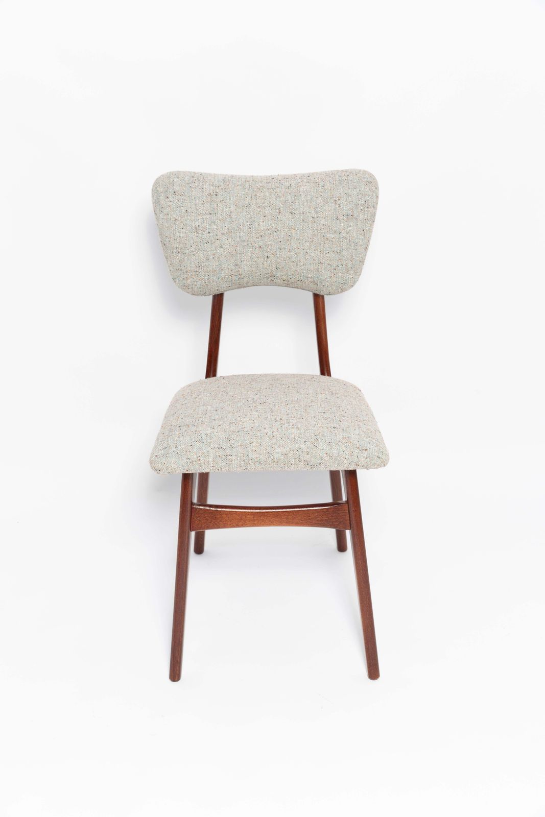 photo furniture Set Of Ten Mid Century Butterfly Chairs, Blue Gray Wool, Europe, 1960s