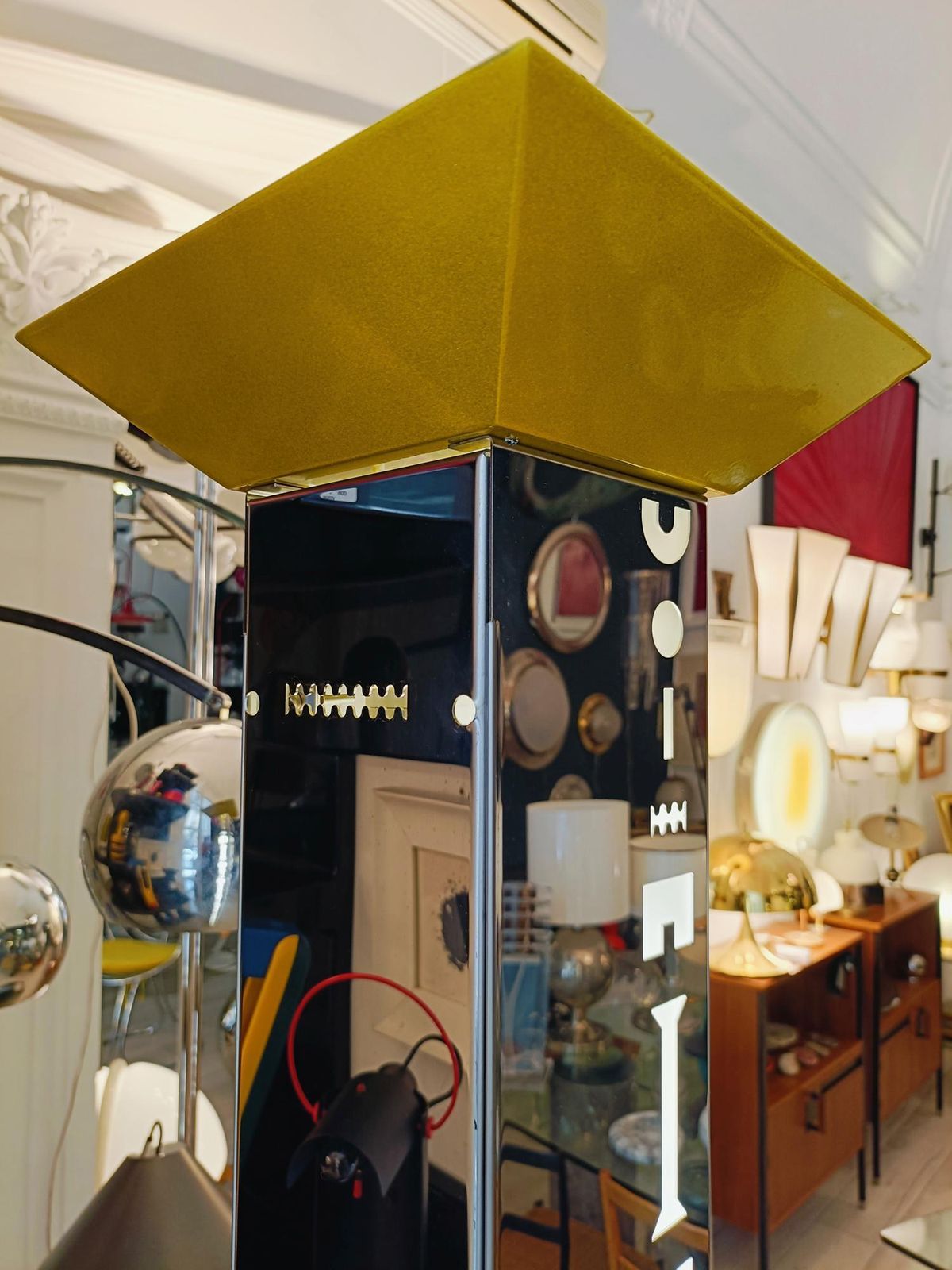 Alessandro Mendini Per Alchimia Design Lampada Da Terra Mod. "Ollo", Italia 1980 photo 5131.0
