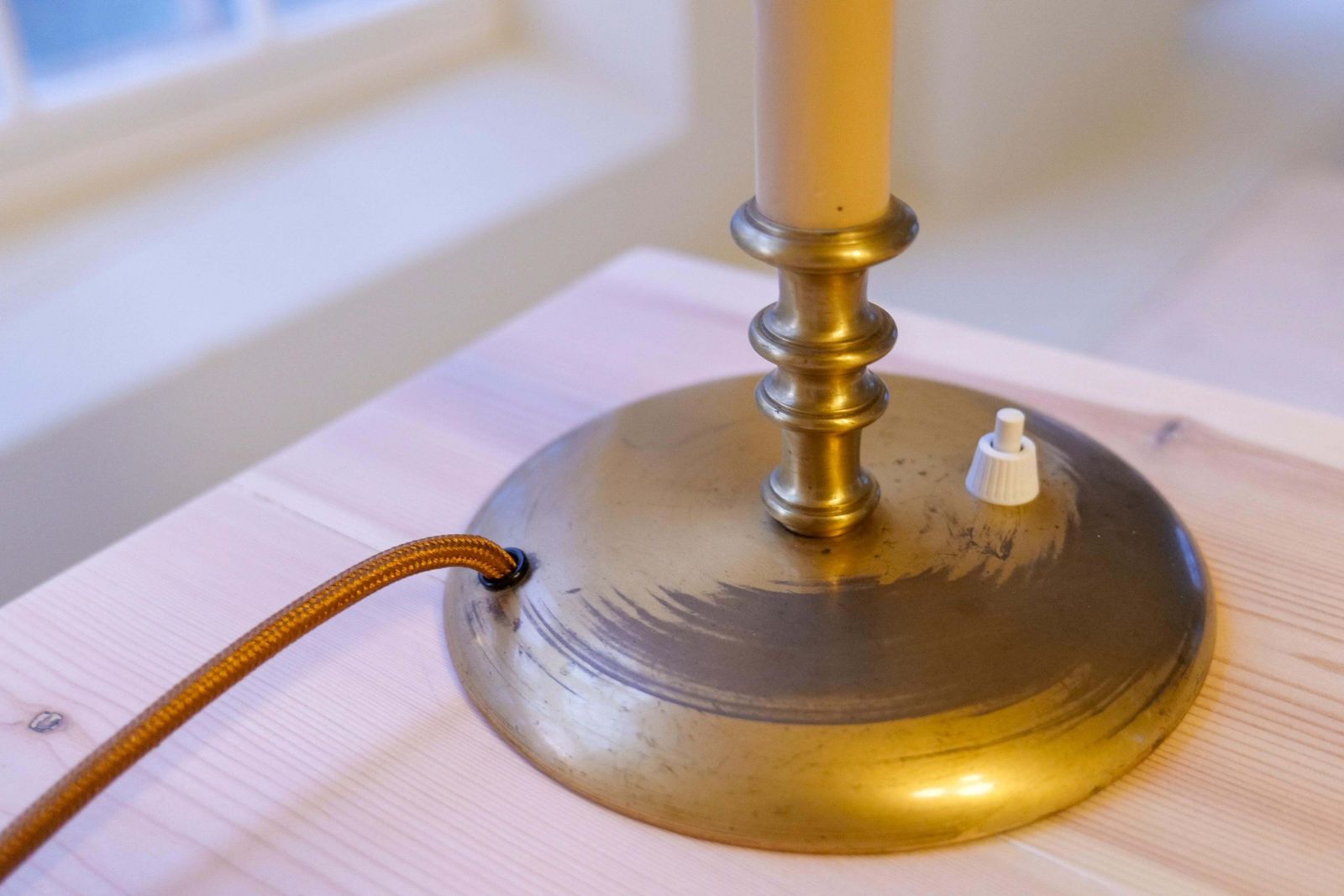 2429.0 Art Deco Nordiska Kompaniet Table Lamp Made In Sweden, 1940s photo