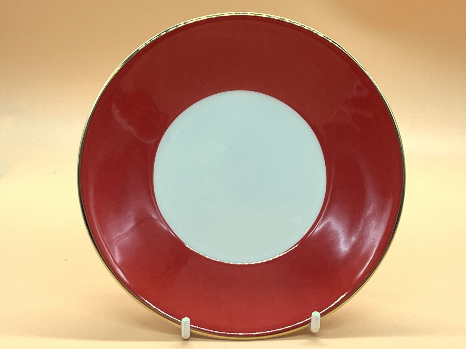 Wedgwood China Wonderlust Collection Crimson Jewel Design Tea Cup & Saucer Duo. photo for sale