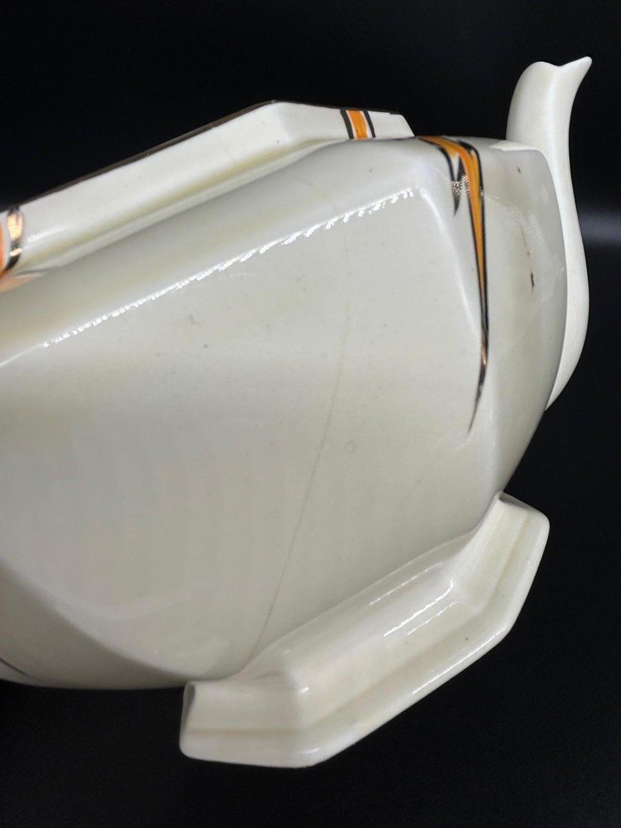 Art Deco Tea Set By Hugh Longport For Konny Kraft, 1920s, Set Of 3 photo buy