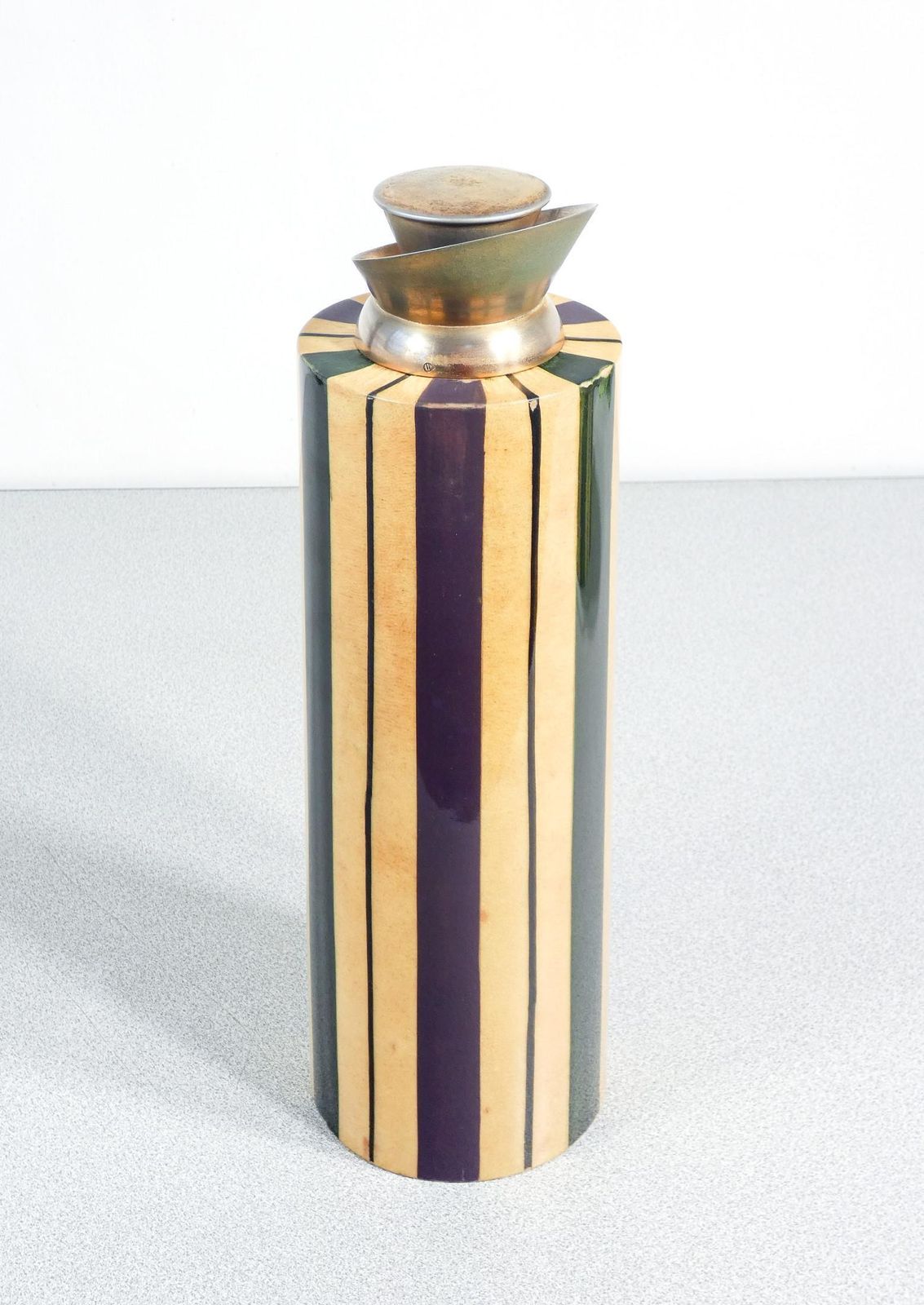Caraffa Termica E Secchiello Porta Ghiaccio, Design Aldo Tura. Italia, Anni 40 photo for sale