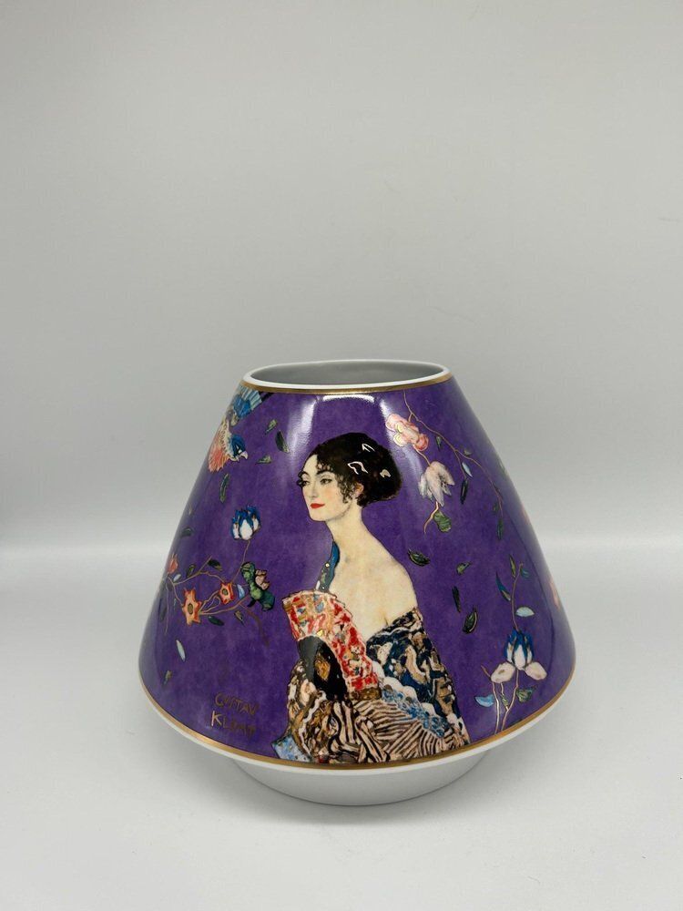 Artis Orbis Vase By Klimt For Goebel, 2000s photo for sale