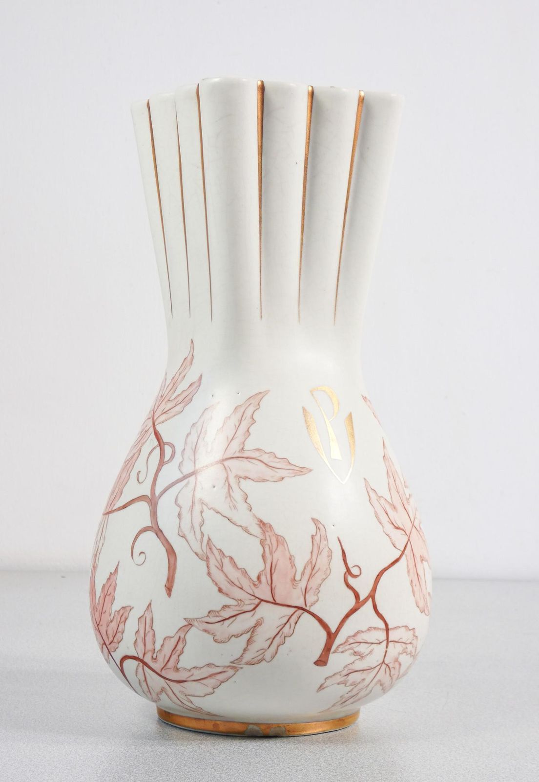 Vaso In Ceramica Dipinta A Mano, Giovanni Gariboldi Per Richard Ginori. 1930s photo for sale