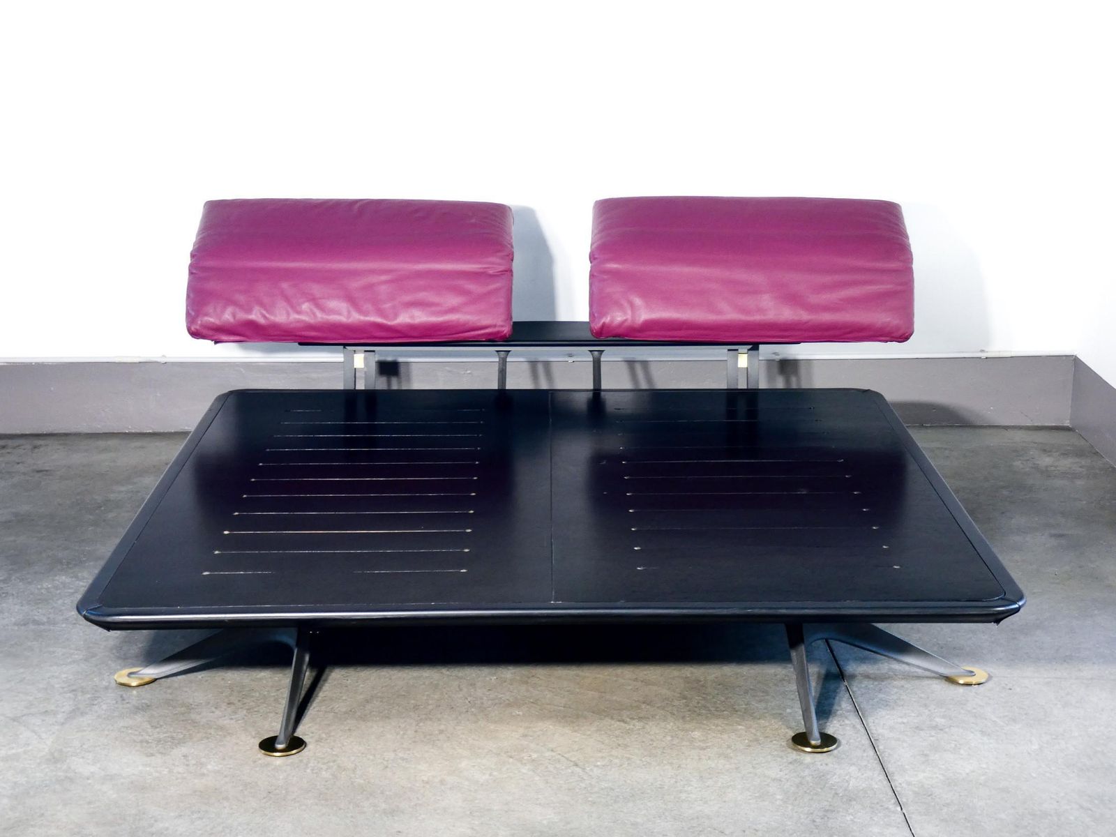 "Adia" Double Bed Designed By Paolo Piva For B&B Italia. Italy, 1980s photo vinterior