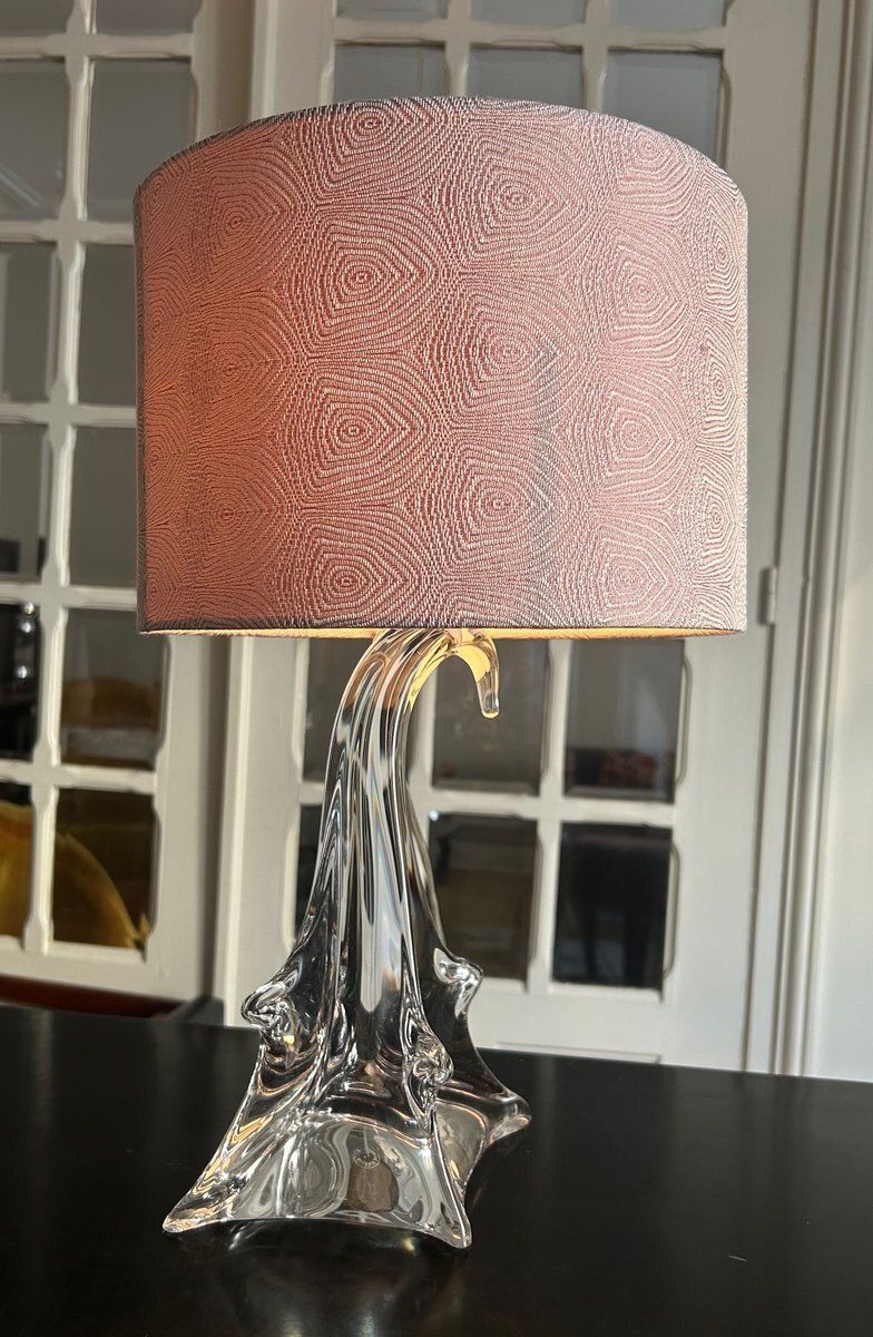 Vintage Crystal Table Lamp, 1950s photo 535.0