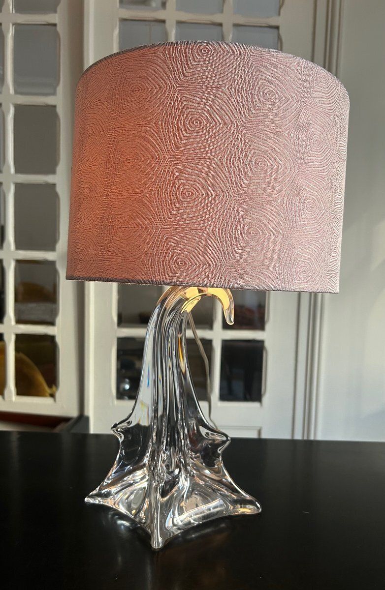 photo vinterior Vintage Crystal Table Lamp, 1950s